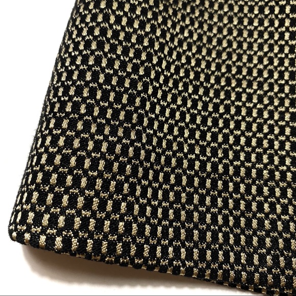 NWT Madewell Gold Metallic Jacquard Party Skirt XS - Picture 5 of 8